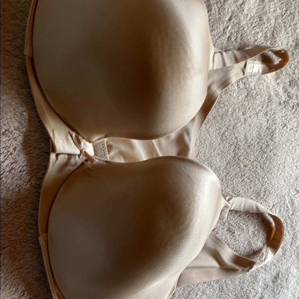 Elegant Cream Bra Spanx padded lining not push-up 36DD